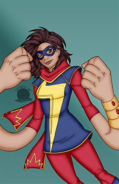 Kamala Khan Ms. Marvel by Blackmoonrose13 on DeviantArt