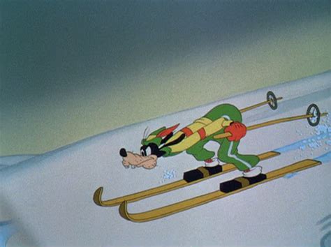 Goofy in "The art of skiing" (1941) Mickey Mouse And Friends, Cie, Slopes, Goofy, Oliver ...