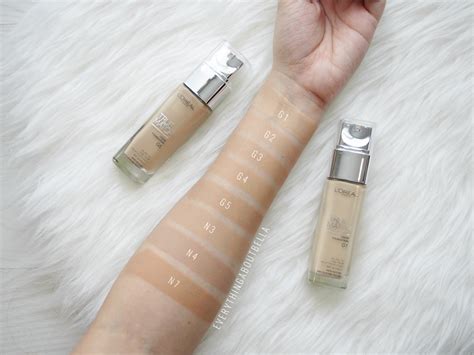 L'Oreal True Match Foundation Review + Swatches (All Shades) - BERLcosmetic