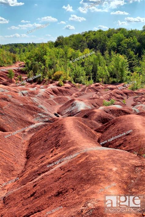 The Cheltenham Badlands are one of the best examples of badland ...