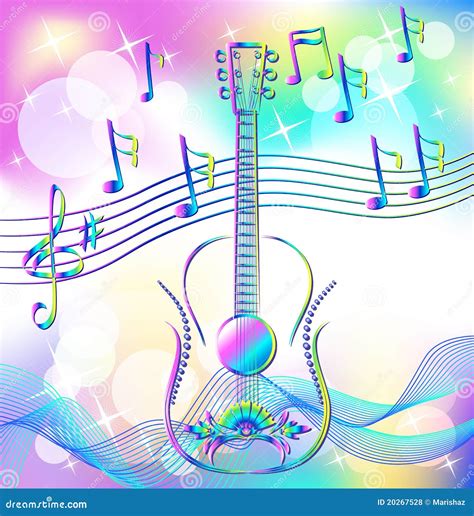 Magic music stock vector. Illustration of bokeh, elegance - 20267528