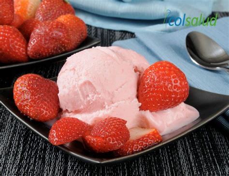 Helado de Yogurt - Recetas Saludables - Deliciosos Sabores - Colsalud