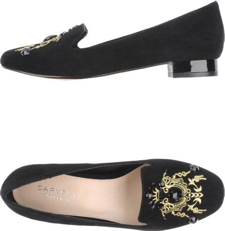 Carvela Kurt Geiger Moccasins in Black | Lyst