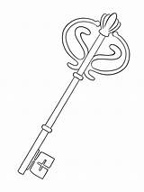 A Key Printable Coloring Pages  Cool sketch template