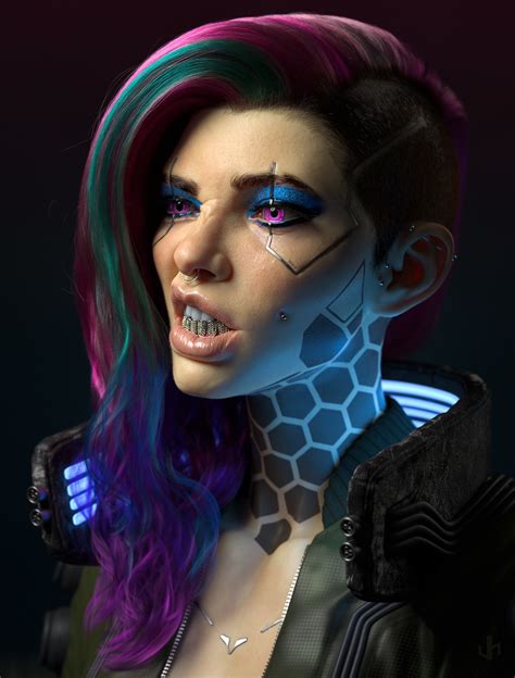 Art of JHill - Cyberpunk Girl