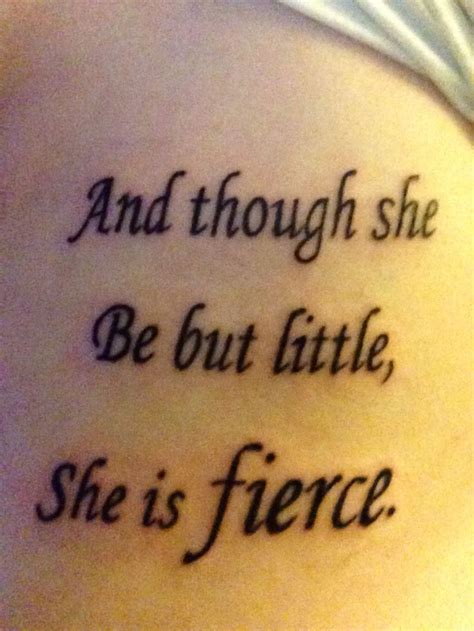 -William Shakespeare | Tattoo quotes, Tattoos, She is fierce