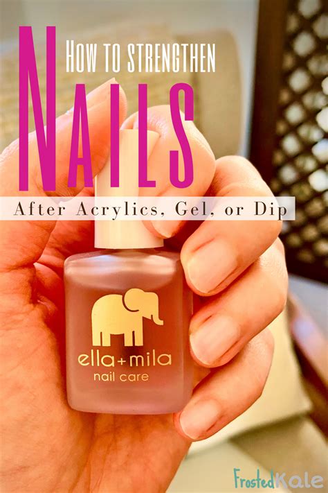 Nail Strengthening | Dipped nails, Nail strengthener, Dip powder nails