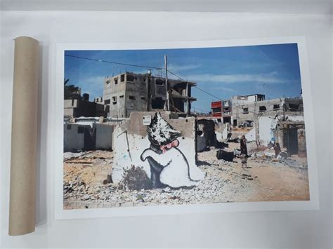 Banksy -Gaza Kitten Poster - The WALL Graffiti Shop -"Banksy Shop"