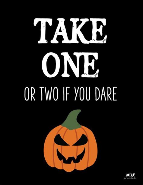 Take One-1 | Happy halloween signs, Halloween signs, Halloween ...