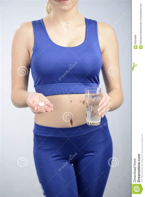 Sport and diet concept stock image. Image of woman, water - 87844999