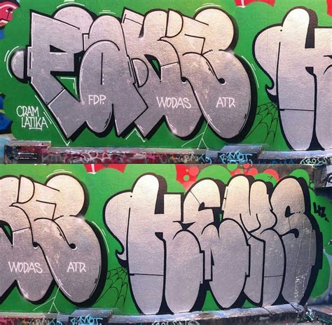 #Faker #Kems | Graffiti alphabet, Street art graffiti, Graffiti