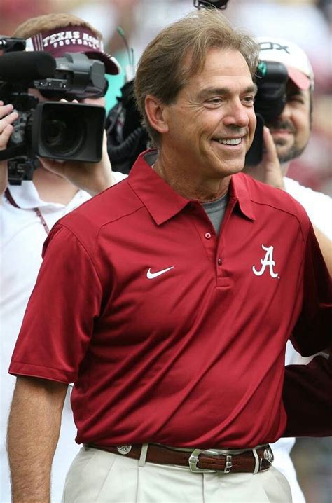 Coach Nick Saban Smiling in 2024