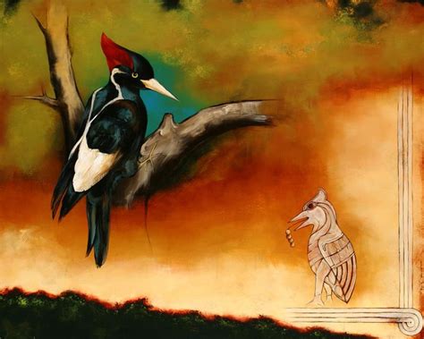 "Medicine Birds" by Chickasaw artist Brent Greenwood | Painting ...