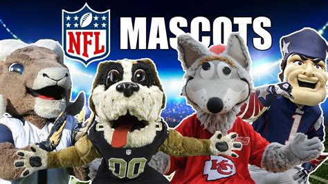 All 32 NFL Team Mascots Ranked - YouTube