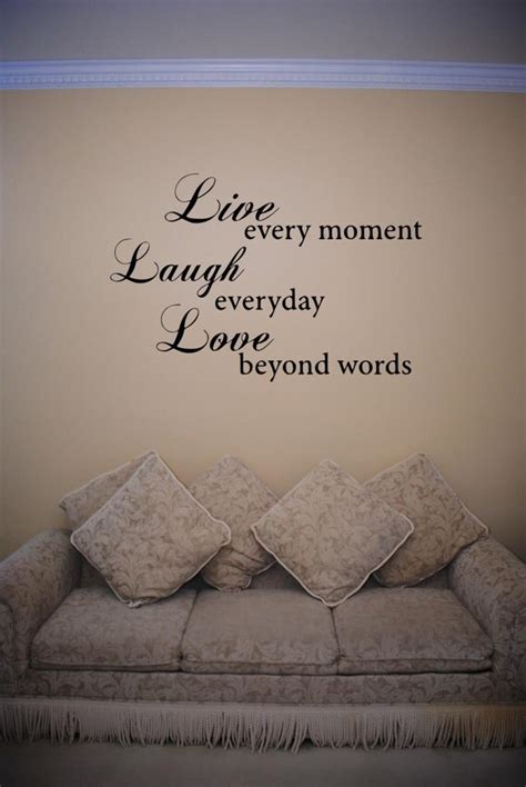 Items similar to Live Every Moment Wall Decal on Etsy