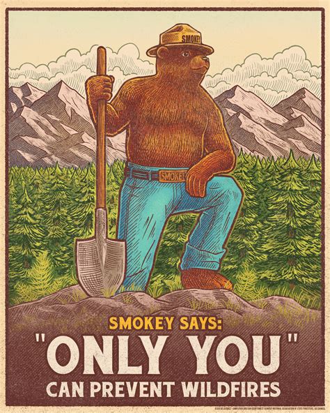 Smokey Bear - Only You Can Prevent Wildfires - Amplifier : Amplifier