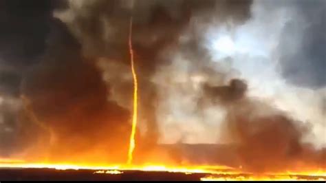 Massive Epic fire tornadoes caught on the camera 2018 - YouTube