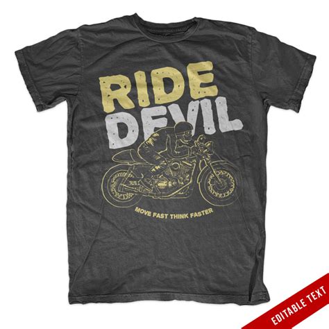 Ride Devil T-shirt template | Tshirt-Factory