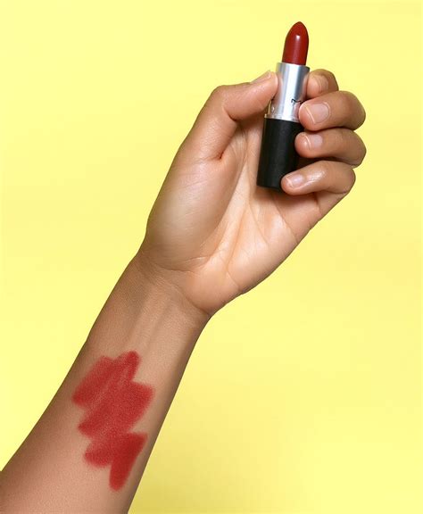 Mac Matte Lipstick Swatches Chili | Lipstutorial.org