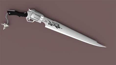 Gunblade gun games 3D model - TurboSquid 1576927