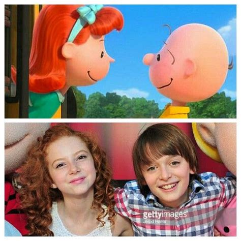 The voices of Charlie Brown and the little red haired girl together. | Turma do snoopy, Snoopy