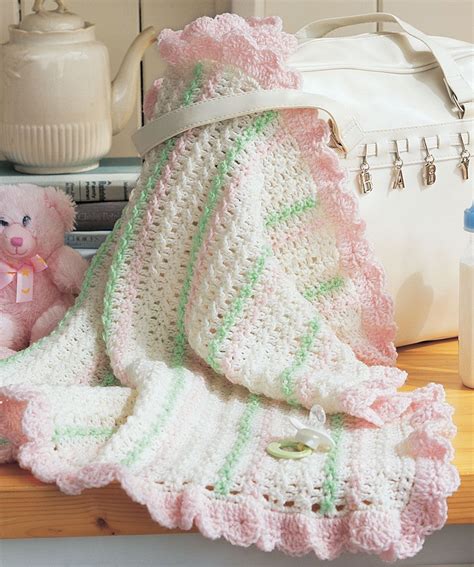 Red Heart Free Crochet Baby Blanket Patterns Create This Crochet Blanket For The New Baby, Or To ...