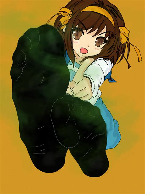 Haruhi,socks,stinky by Cigla2000 on DeviantArt