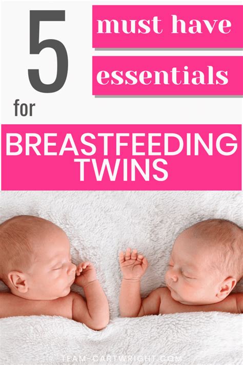 Must-Have Supplies for Breastfeeding Twins - Team Cartwright