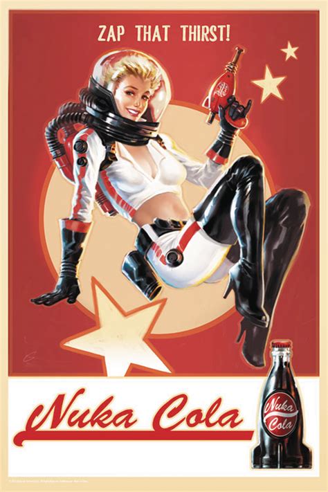 NOV158126 - FALLOUT NUKA COLA PIN-UP TIN SIGN REPLICA - Previews World