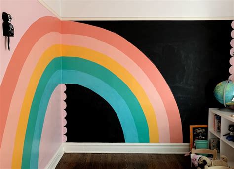 Here’s How I Created a Spectacular $50 Rainbow Mural in My Daughter’s Room | Cubby