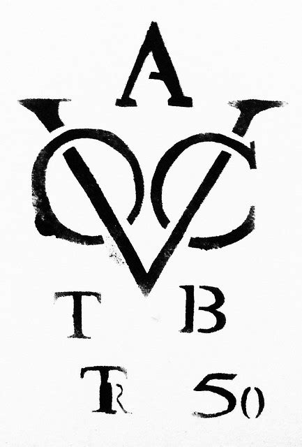 VOC | Stencilled logo of the VOC (Dutch East Indies Company)… | Flickr