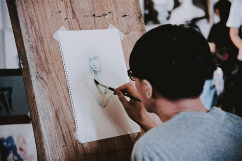 Person Making Some Human Sketch · Free Stock Photo