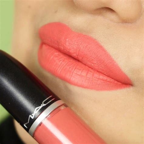Coral lip color | Coral lipstick makeup, Lip color lipstick, Mac ...