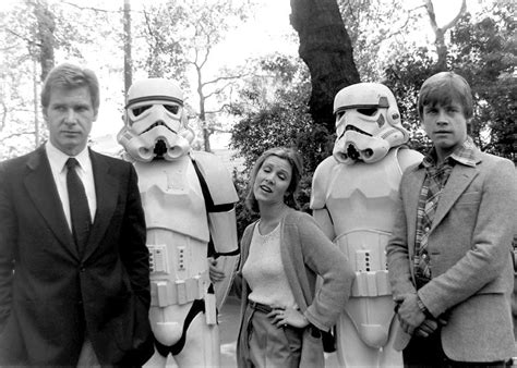 The cast of Stars Wars 1977 Harrison Ford, Carrie Fisher a… | Flickr