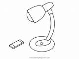 Electric Lamp Coloring Page For Kids  Free Lamps Printable sketch template
