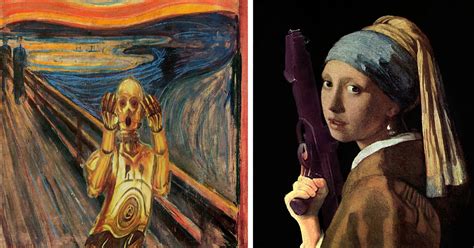 20 Famous Paintings Reimagined With Star Wars Elements | Bored Panda