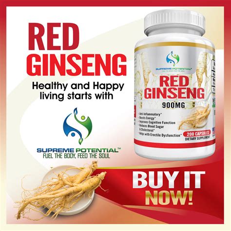 Red Ginseng: Nutrition Supplements for Erectile Dysfunction