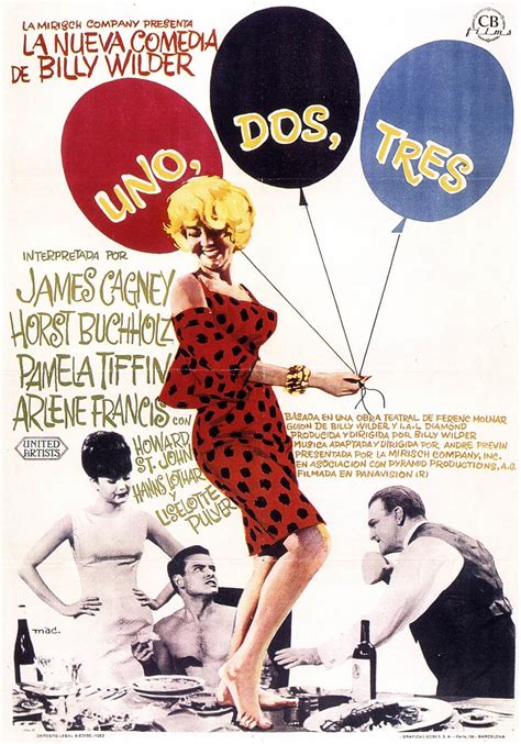 MOVIE POSTERS: ONE, TWO, THREE (1961)