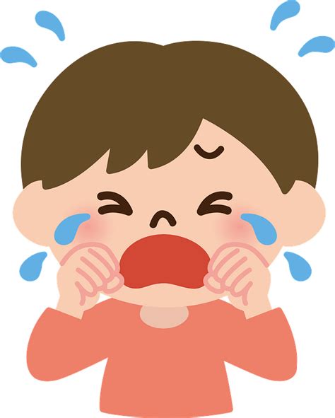 Little Boy is Crying clipart. Free download transparent .PNG | Creazilla