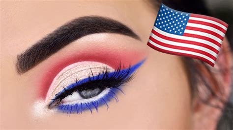 Red White And Blue Eye Makeup | Saubhaya Makeup