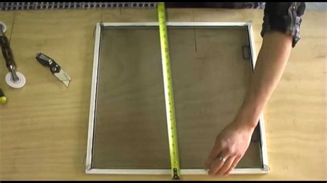 Diy Window Screen Frame Replacement : How To Build A Window Screen ...