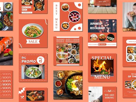 60 Restaurant Instagram Templates Restaurant Canva Templates Restaurant ...