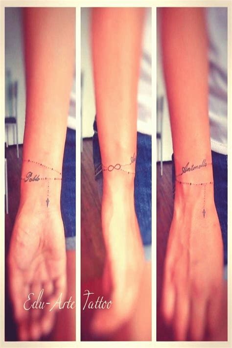 Poignet Tatoo Matthew | Wrist tatoo, Wrist bracelet tattoo, Mom tattoos