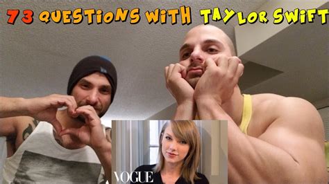 73 Questions With Taylor Swift [REACTION] - YouTube