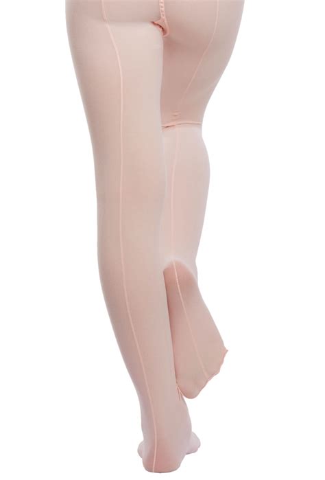 Girls Seamed Ballet Tights - Porselli Dancewear