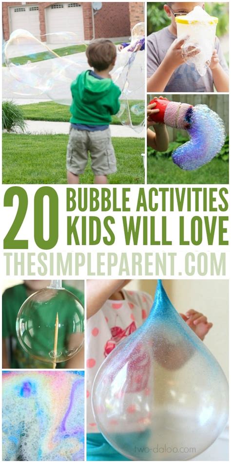 20 Bubble Activities Kids Will Love All Year Long! • The Simple Parent