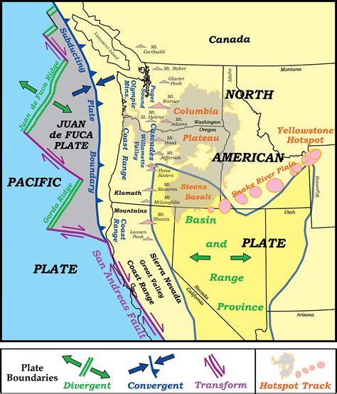 Continental Hotspot - Geology (U.S. National Park Service)