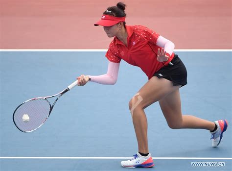 In pics: soft tennis women's single semifinal at 18th Asian Games 2018 - Xinhua | English.news.cn