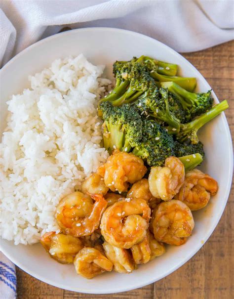 Calories In Chinese Shrimp And Broccoli With White Rice - Broccoli Walls