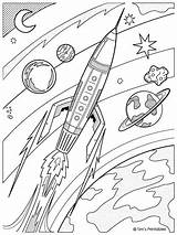 Printable Spaceship Coloring Pages  UFOs Rockets And More sketch template